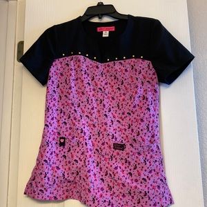 Betsey Johnson scrub top